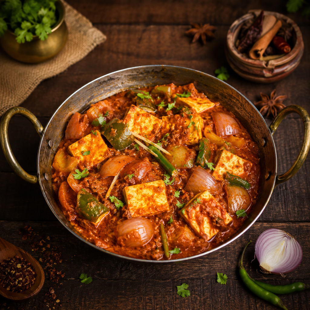 Kadai Paneer / Paneer Do Pyaza